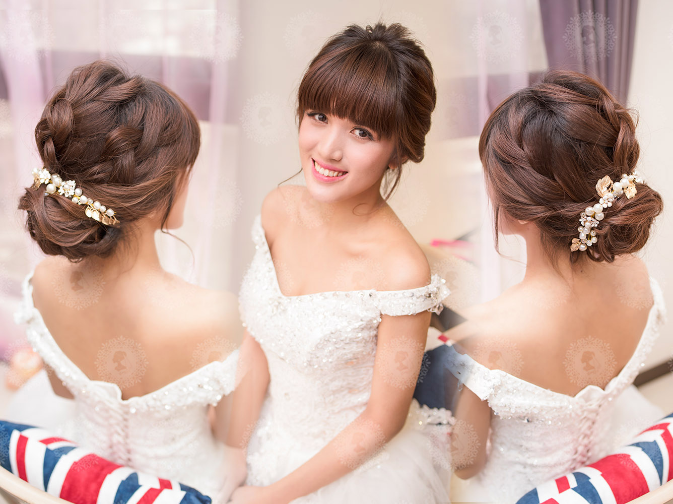 新娘秘書造型師作品-韓系編髮/甜美造型照片圖2