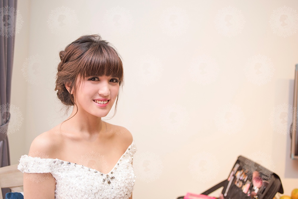新娘秘書造型師作品-韓系編髮/甜美造型照片圖1